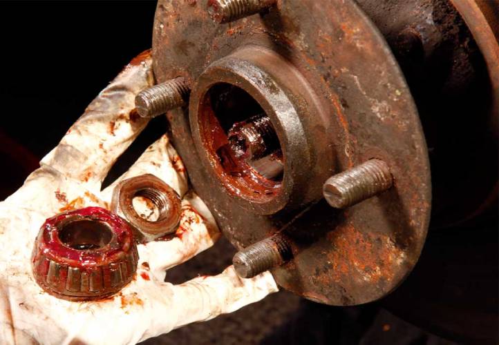 دلیل خرابی توپی چرخ